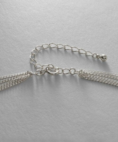 COCOSHNIK ONKITSCH / ココシュニックオンキッチュ ネックレス・ペンダント・チョーカー | シルバー カーブチェーン レイヤード ネックレス | 詳細3