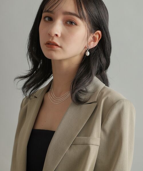 COCOSHNIK ONKITSCH / ココシュニックオンキッチュ ネックレス・ペンダント・チョーカー | シルバー カーブチェーン レイヤード ネックレス | 詳細8