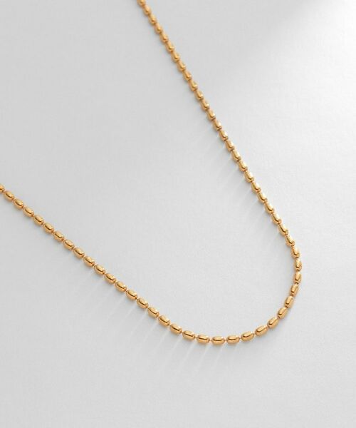 COCOSHNIK ONKITSCH / ココシュニックオンキッチュ ネックレス・ペンダント・チョーカー | シルバー デザインチェーン オーバルボールM ネックレス GP | 詳細2