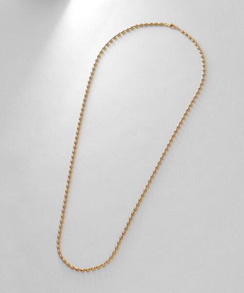 COCOSHNIK ONKITSCH / ココシュニックオンキッチュ ネックレス・ペンダント・チョーカー | シルバー デザインチェーン オーバルボールM ネックレス GP | 詳細4