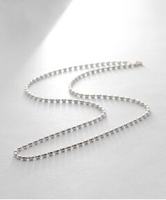 COCOSHNIK ONKITSCH / ココシュニックオンキッチュ ネックレス・ペンダント・チョーカー | シルバー デザインチェーン オーバルボールM ネックレス