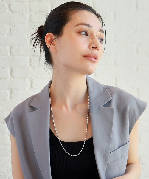 COCOSHNIK ONKITSCH / ココシュニックオンキッチュ ネックレス・ペンダント・チョーカー | シルバー デザインチェーン オーバルボールM ネックレス | 詳細10