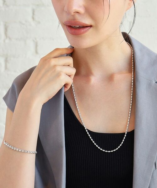COCOSHNIK ONKITSCH / ココシュニックオンキッチュ ネックレス・ペンダント・チョーカー | シルバー デザインチェーン オーバルボールM ネックレス | 詳細12