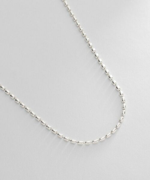 COCOSHNIK ONKITSCH / ココシュニックオンキッチュ ネックレス・ペンダント・チョーカー | シルバー デザインチェーン オーバルボールM ネックレス | 詳細2