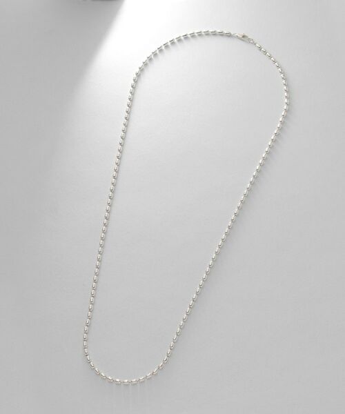 COCOSHNIK ONKITSCH / ココシュニックオンキッチュ ネックレス・ペンダント・チョーカー | シルバー デザインチェーン オーバルボールM ネックレス | 詳細4