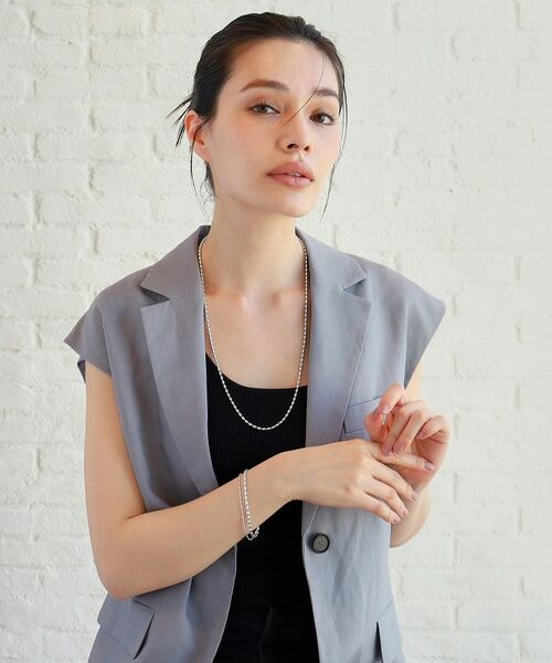 COCOSHNIK ONKITSCH / ココシュニックオンキッチュ ネックレス・ペンダント・チョーカー | シルバー デザインチェーン オーバルボールM ネックレス | 詳細9