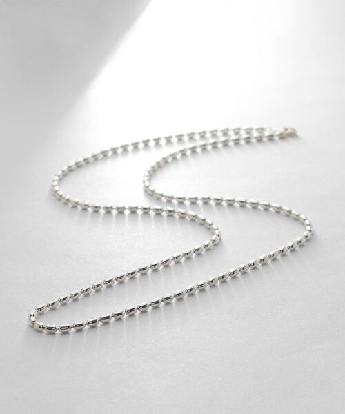 COCOSHNIK ONKITSCH / ココシュニックオンキッチュ ネックレス・ペンダント・チョーカー | シルバー デザインチェーン オーバルボールM ネックレス（シルバー(600)）