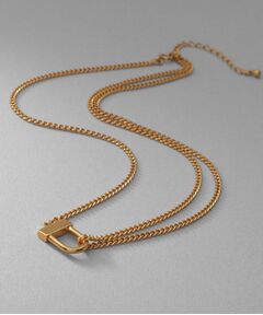 COCOSHNIK ONKITSCH / ココシュニックオンキッチュ ネックレス・ペンダント・チョーカー | シルバー ロックモチーフ ドレープネックレス GP