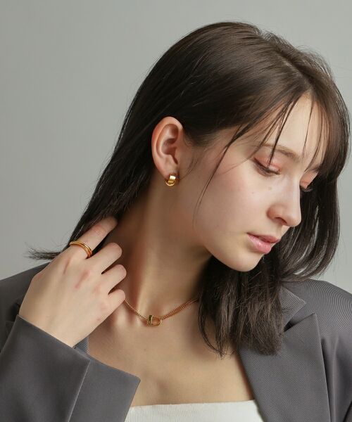 COCOSHNIK ONKITSCH / ココシュニックオンキッチュ ネックレス・ペンダント・チョーカー | シルバー ロックモチーフ ドレープネックレス GP | 詳細10