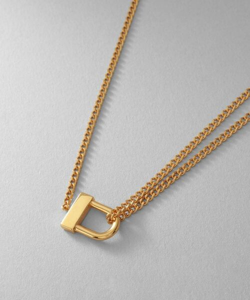 COCOSHNIK ONKITSCH / ココシュニックオンキッチュ ネックレス・ペンダント・チョーカー | シルバー ロックモチーフ ドレープネックレス GP | 詳細2