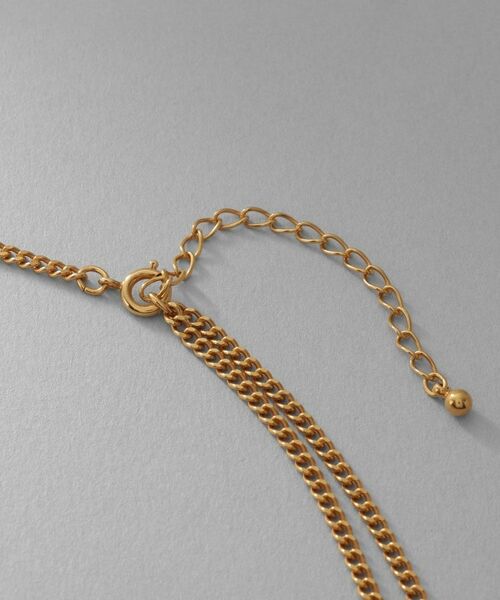 COCOSHNIK ONKITSCH / ココシュニックオンキッチュ ネックレス・ペンダント・チョーカー | シルバー ロックモチーフ ドレープネックレス GP | 詳細3