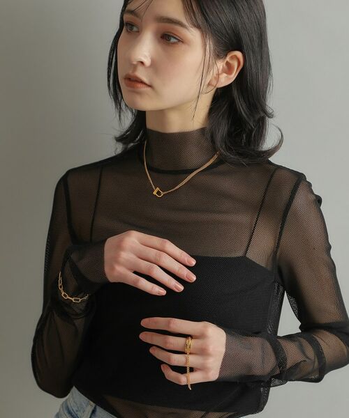 COCOSHNIK ONKITSCH / ココシュニックオンキッチュ ネックレス・ペンダント・チョーカー | シルバー ロックモチーフ ドレープネックレス GP | 詳細7