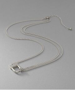 COCOSHNIK ONKITSCH / ココシュニックオンキッチュ ネックレス・ペンダント・チョーカー | シルバー ロックモチーフ ドレープネックレス