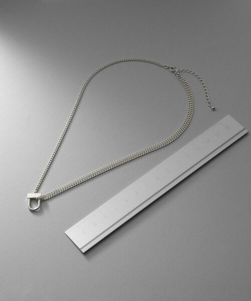 COCOSHNIK ONKITSCH / ココシュニックオンキッチュ ネックレス・ペンダント・チョーカー | シルバー ロックモチーフ ドレープネックレス | 詳細4