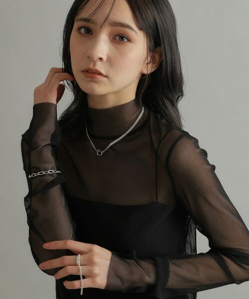 COCOSHNIK ONKITSCH / ココシュニックオンキッチュ ネックレス・ペンダント・チョーカー | シルバー ロックモチーフ ドレープネックレス | 詳細8