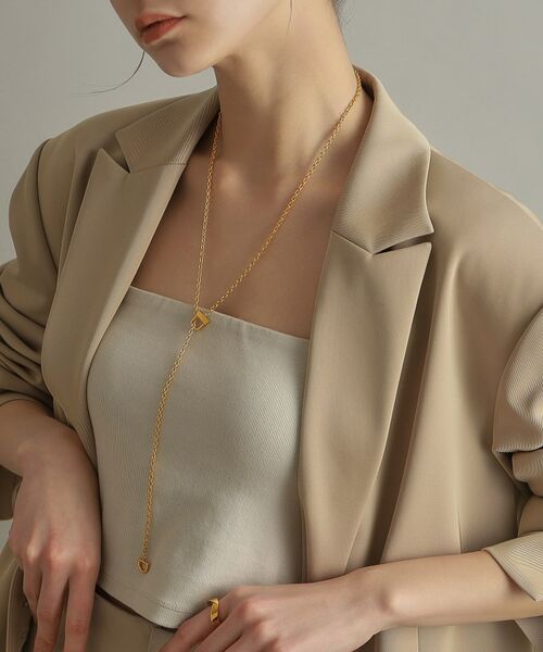 COCOSHNIK ONKITSCH / ココシュニックオンキッチュ ネックレス・ペンダント・チョーカー | シルバー ロックモチーフ ラリエットネックレス GP | 詳細9