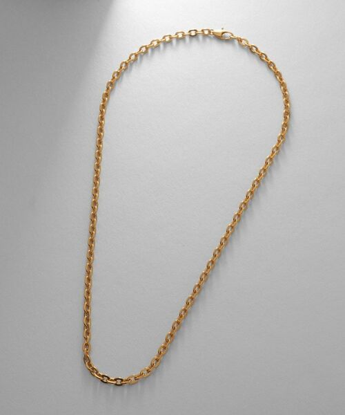 COCOSHNIK ONKITSCH / ココシュニックオンキッチュ ネックレス・ペンダント・チョーカー | シルバー デザインチェーン フラットオーバルリンクネックレス GP | 詳細4