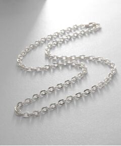 COCOSHNIK ONKITSCH / ココシュニックオンキッチュ ネックレス・ペンダント・チョーカー | シルバー デザインチェーン フラットオーバルリンクネックレス