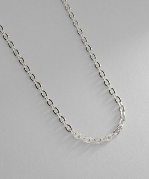 COCOSHNIK ONKITSCH / ココシュニックオンキッチュ ネックレス・ペンダント・チョーカー | シルバー デザインチェーン フラットオーバルリンクネックレス | 詳細2