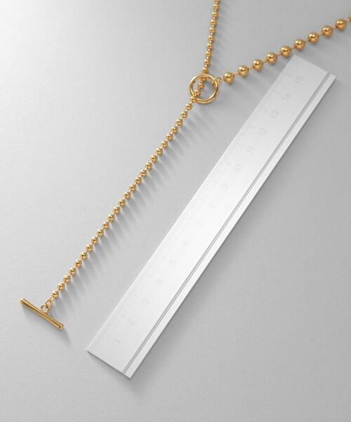 COCOSHNIK ONKITSCH / ココシュニックオンキッチュ ネックレス・ペンダント・チョーカー | シルバー ミックスネックレス ボールチェーンマンテル GP | 詳細3