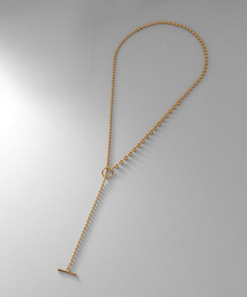 COCOSHNIK ONKITSCH / ココシュニックオンキッチュ ネックレス・ペンダント・チョーカー | シルバー ミックスネックレス ボールチェーンマンテル GP | 詳細5