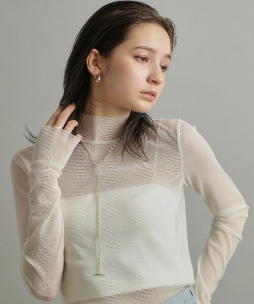 COCOSHNIK ONKITSCH / ココシュニックオンキッチュ ネックレス・ペンダント・チョーカー | シルバー ミックスネックレス ボールチェーンマンテル | 詳細11