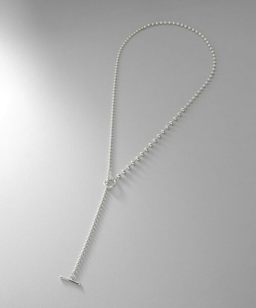 COCOSHNIK ONKITSCH / ココシュニックオンキッチュ ネックレス・ペンダント・チョーカー | シルバー ミックスネックレス ボールチェーンマンテル | 詳細5