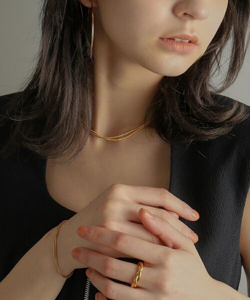 COCOSHNIK ONKITSCH / ココシュニックオンキッチュ ネックレス・ペンダント・チョーカー | シルバー スネークチェーン ダブルネックレス GP | 詳細14