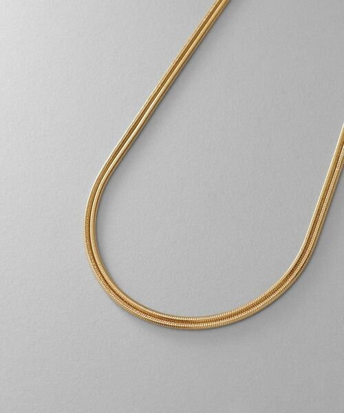 COCOSHNIK ONKITSCH / ココシュニックオンキッチュ ネックレス・ペンダント・チョーカー | シルバー スネークチェーン ダブルネックレス GP | 詳細2