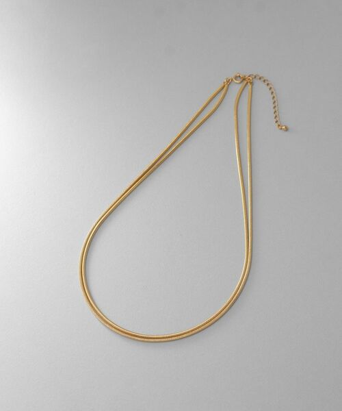 COCOSHNIK ONKITSCH / ココシュニックオンキッチュ ネックレス・ペンダント・チョーカー | シルバー スネークチェーン ダブルネックレス GP | 詳細5