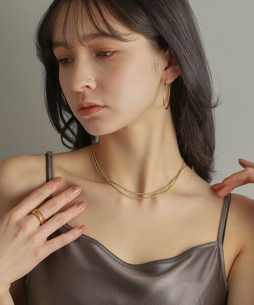 COCOSHNIK ONKITSCH / ココシュニックオンキッチュ ネックレス・ペンダント・チョーカー | シルバー スネークチェーン ダブルネックレス GP | 詳細9