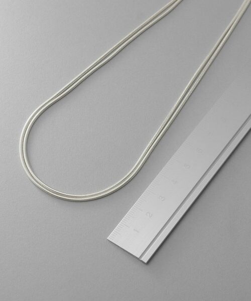 COCOSHNIK ONKITSCH / ココシュニックオンキッチュ ネックレス・ペンダント・チョーカー | シルバー スネークチェーン ダブルネックレス | 詳細3