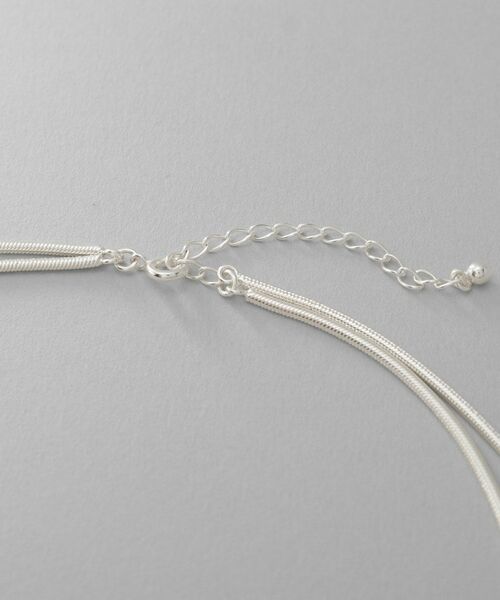 COCOSHNIK ONKITSCH / ココシュニックオンキッチュ ネックレス・ペンダント・チョーカー | シルバー スネークチェーン ダブルネックレス | 詳細5