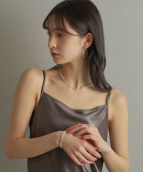 COCOSHNIK ONKITSCH / ココシュニックオンキッチュ ネックレス・ペンダント・チョーカー | シルバー スネークチェーン ダブルネックレス | 詳細7