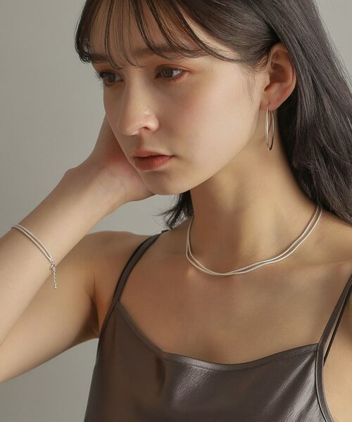 COCOSHNIK ONKITSCH / ココシュニックオンキッチュ ネックレス・ペンダント・チョーカー | シルバー スネークチェーン ダブルネックレス | 詳細8