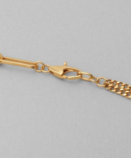 COCOSHNIK ONKITSCH / ココシュニックオンキッチュ ネックレス・ペンダント・チョーカー | シルバー ミックスチェーン フラット カーブドレープY ネックレス GP | 詳細4