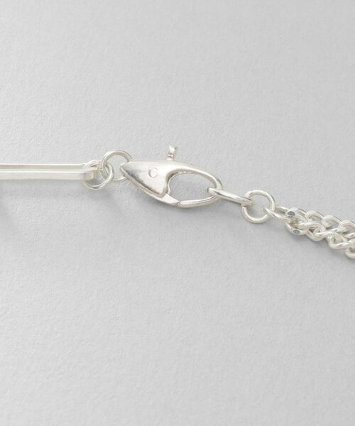 COCOSHNIK ONKITSCH / ココシュニックオンキッチュ ネックレス・ペンダント・チョーカー | シルバー ミックスチェーン フラット カーブドレープY ネックレス | 詳細4