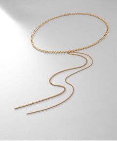 COCOSHNIK ONKITSCH / ココシュニックオンキッチュ ネックレス・ペンダント・チョーカー | シルバー ミックスカーブチェーンフリンジ ネックレス GP