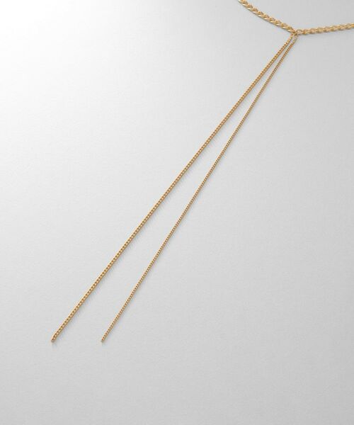 COCOSHNIK ONKITSCH / ココシュニックオンキッチュ ネックレス・ペンダント・チョーカー | シルバー ミックスカーブチェーンフリンジ ネックレス GP | 詳細2