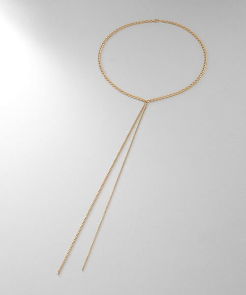 COCOSHNIK ONKITSCH / ココシュニックオンキッチュ ネックレス・ペンダント・チョーカー | シルバー ミックスカーブチェーンフリンジ ネックレス GP | 詳細5