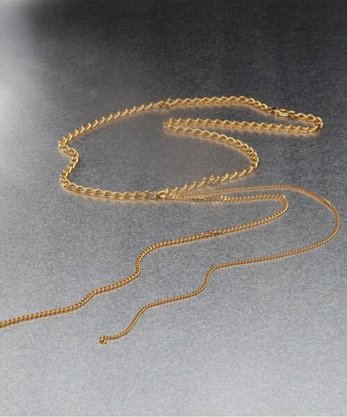 COCOSHNIK ONKITSCH / ココシュニックオンキッチュ ネックレス・ペンダント・チョーカー | シルバー ミックスカーブチェーンフリンジ ネックレス GP | 詳細6