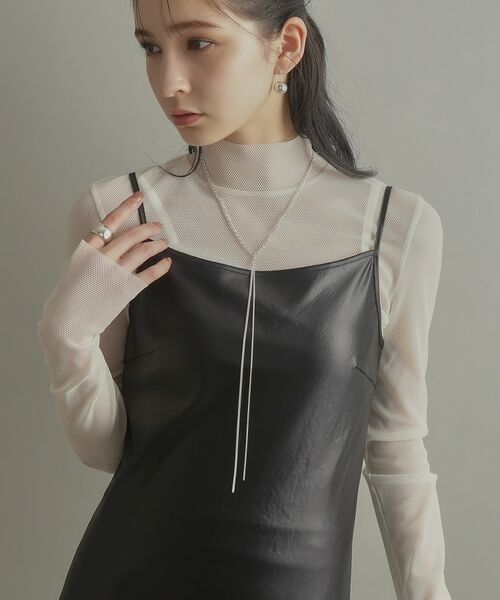 COCOSHNIK ONKITSCH / ココシュニックオンキッチュ ネックレス・ペンダント・チョーカー | シルバー ミックスカーブチェーンフリンジ ネックレス | 詳細12