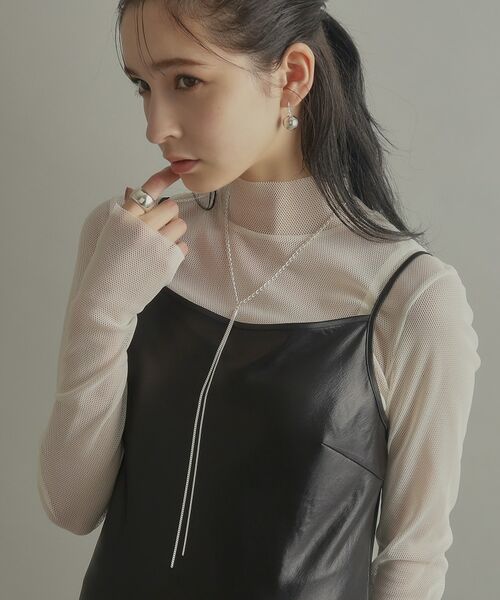 COCOSHNIK ONKITSCH / ココシュニックオンキッチュ ネックレス・ペンダント・チョーカー | シルバー ミックスカーブチェーンフリンジ ネックレス | 詳細13