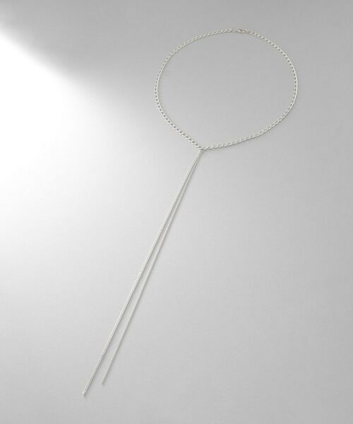 COCOSHNIK ONKITSCH / ココシュニックオンキッチュ ネックレス・ペンダント・チョーカー | シルバー ミックスカーブチェーンフリンジ ネックレス | 詳細5