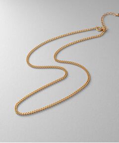 COCOSHNIK ONKITSCH / ココシュニックオンキッチュ ネックレス・ペンダント・チョーカー | シルバー デザインチェーン カーブネックレス GP