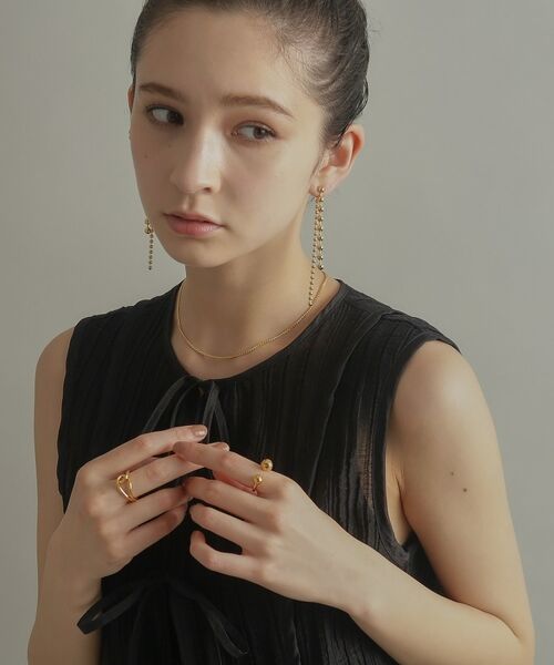 COCOSHNIK ONKITSCH / ココシュニックオンキッチュ ネックレス・ペンダント・チョーカー | シルバー デザインチェーン カーブネックレス GP | 詳細11