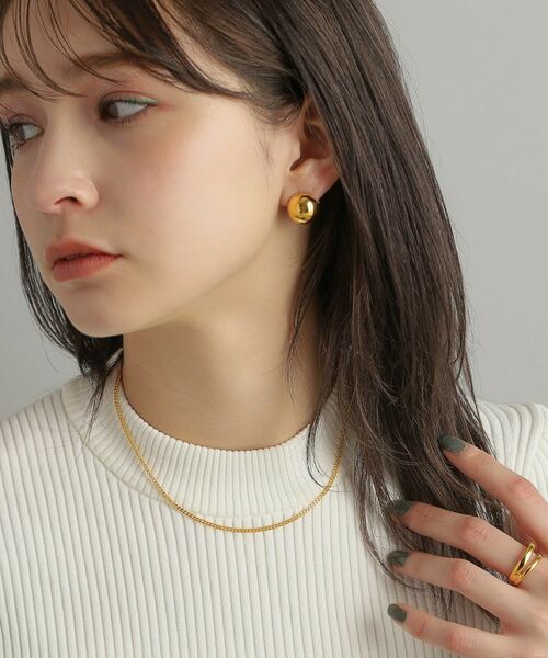 COCOSHNIK ONKITSCH / ココシュニックオンキッチュ ネックレス・ペンダント・チョーカー | シルバー デザインチェーン カーブネックレス GP | 詳細13