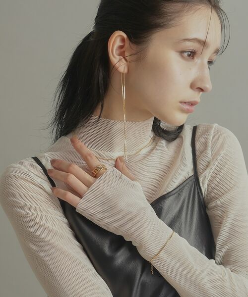 COCOSHNIK ONKITSCH / ココシュニックオンキッチュ ネックレス・ペンダント・チョーカー | シルバー デザインチェーン カーブネックレス GP | 詳細8