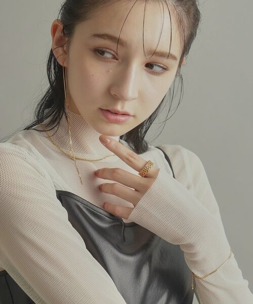 COCOSHNIK ONKITSCH / ココシュニックオンキッチュ ネックレス・ペンダント・チョーカー | シルバー デザインチェーン カーブネックレス GP | 詳細9