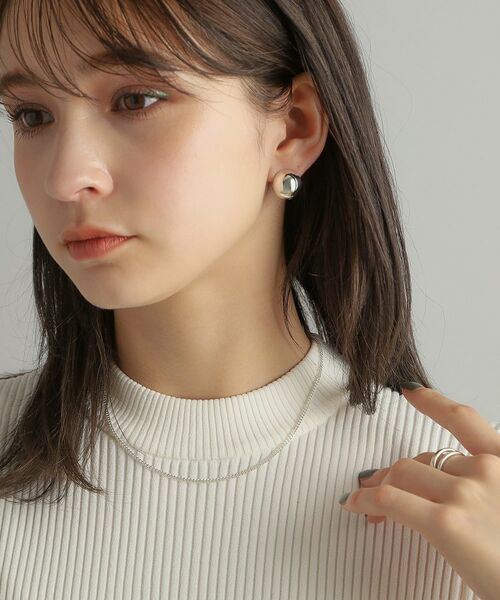 COCOSHNIK ONKITSCH / ココシュニックオンキッチュ ネックレス・ペンダント・チョーカー | シルバー デザインチェーン カーブネックレス | 詳細12